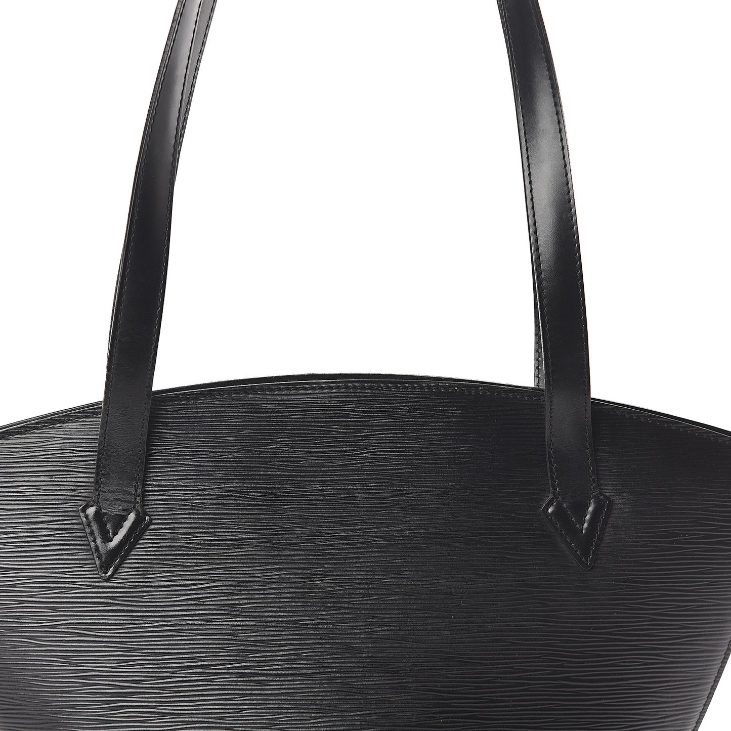 Epi Saint Jacques PM Long Straps Black