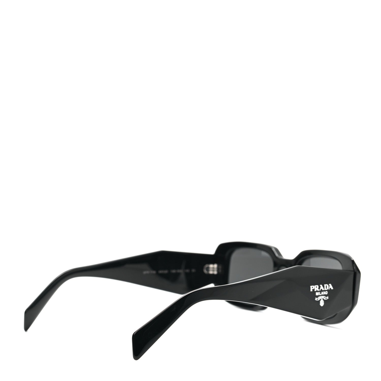 Prada Acetate Symbole Sunglasses SPR 17W Black 4 of 6