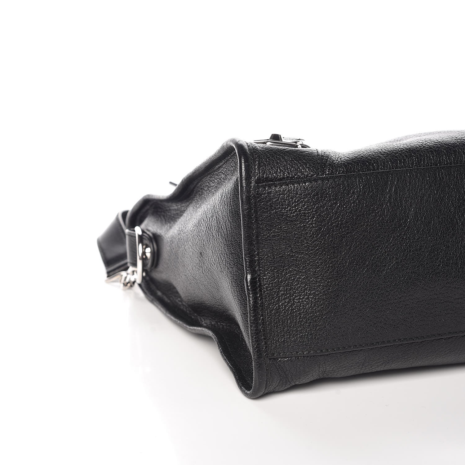 Balenciaga Chevre Silver Metallic Edge Hardware City Black 5 of 9