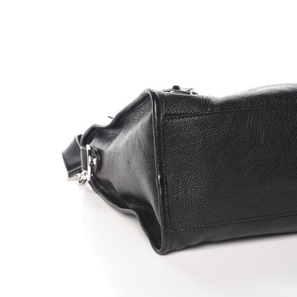 Balenciaga Chevre Silver Metallic Edge Hardware City Black 5 of 9
