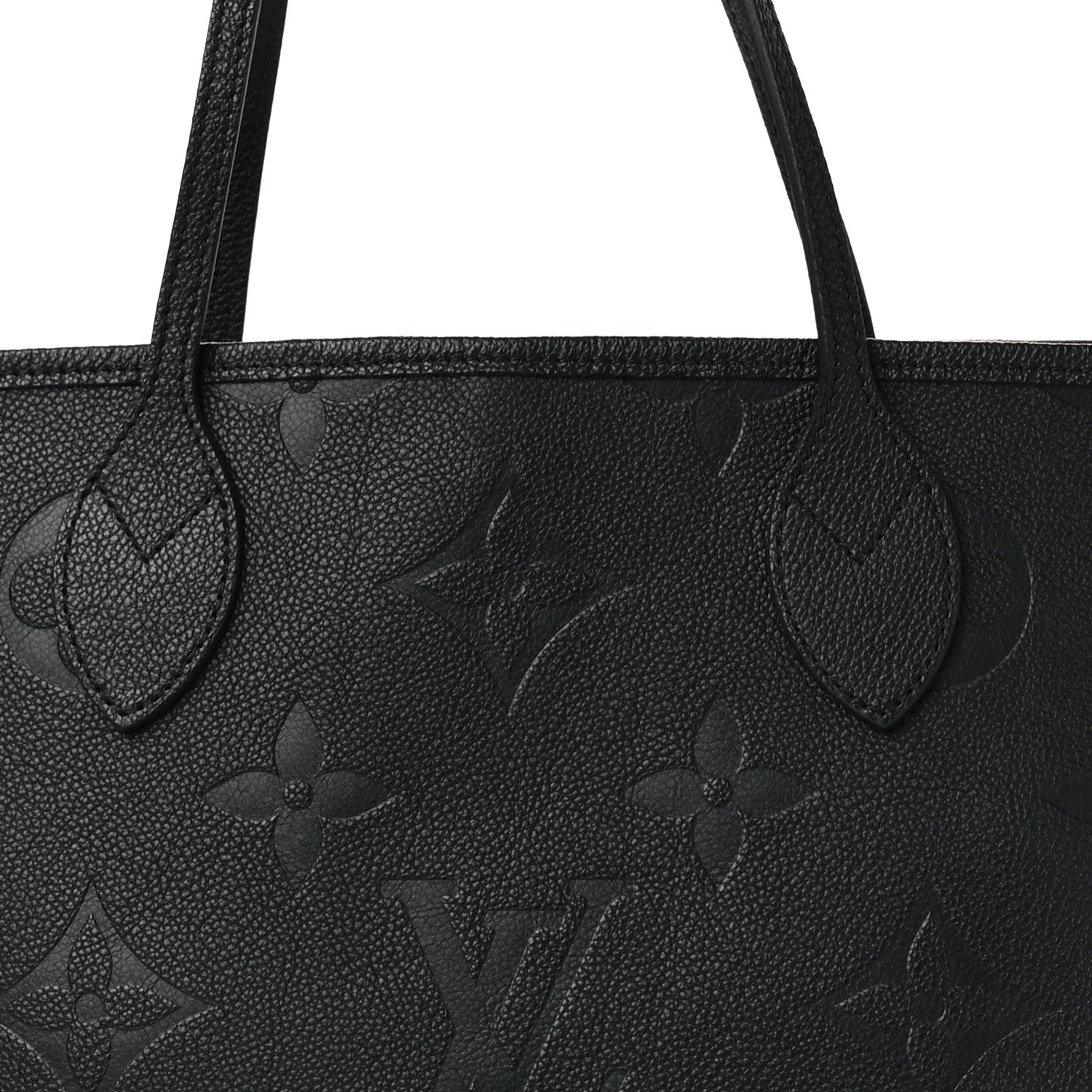 Louis Vuitton Empreinte Monogram Giant Neverfull MM Black 8 of 10