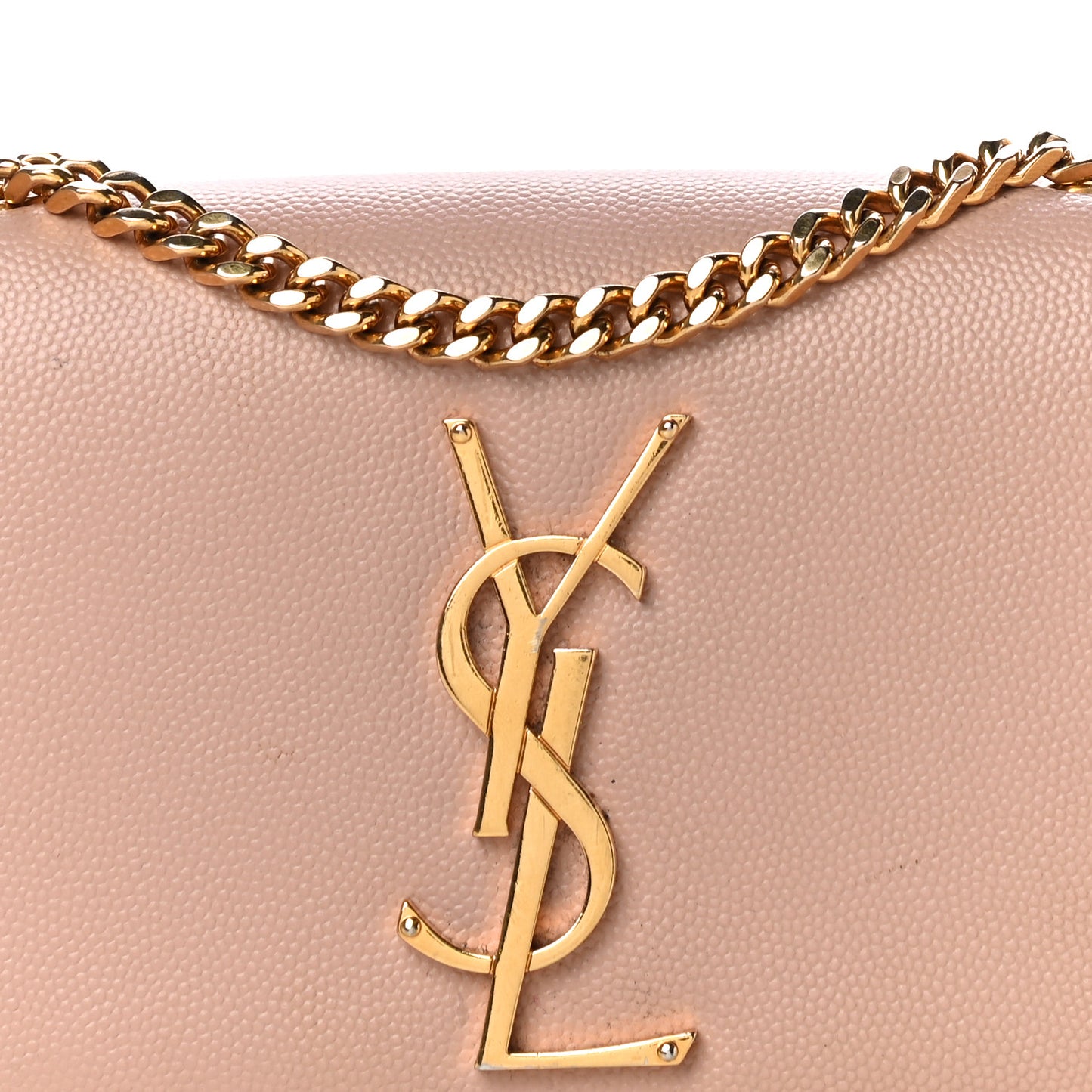 Grain De Poudre Small Monogram Kate Satchel Pale Blush