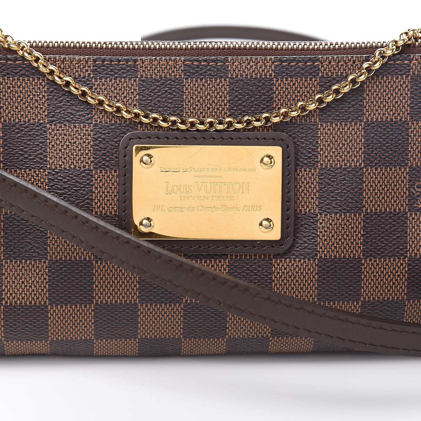 Damier Ebene Eva Clutch