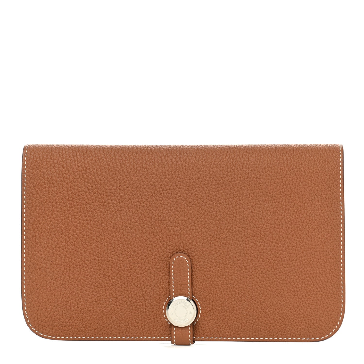 Hermes Togo Dogon Duo Wallet Gold 2 of 8