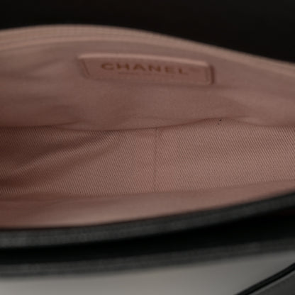 Chanel Grained Calfskin Quilted Medium Cuba Top Handle Flap Black 5 of 13