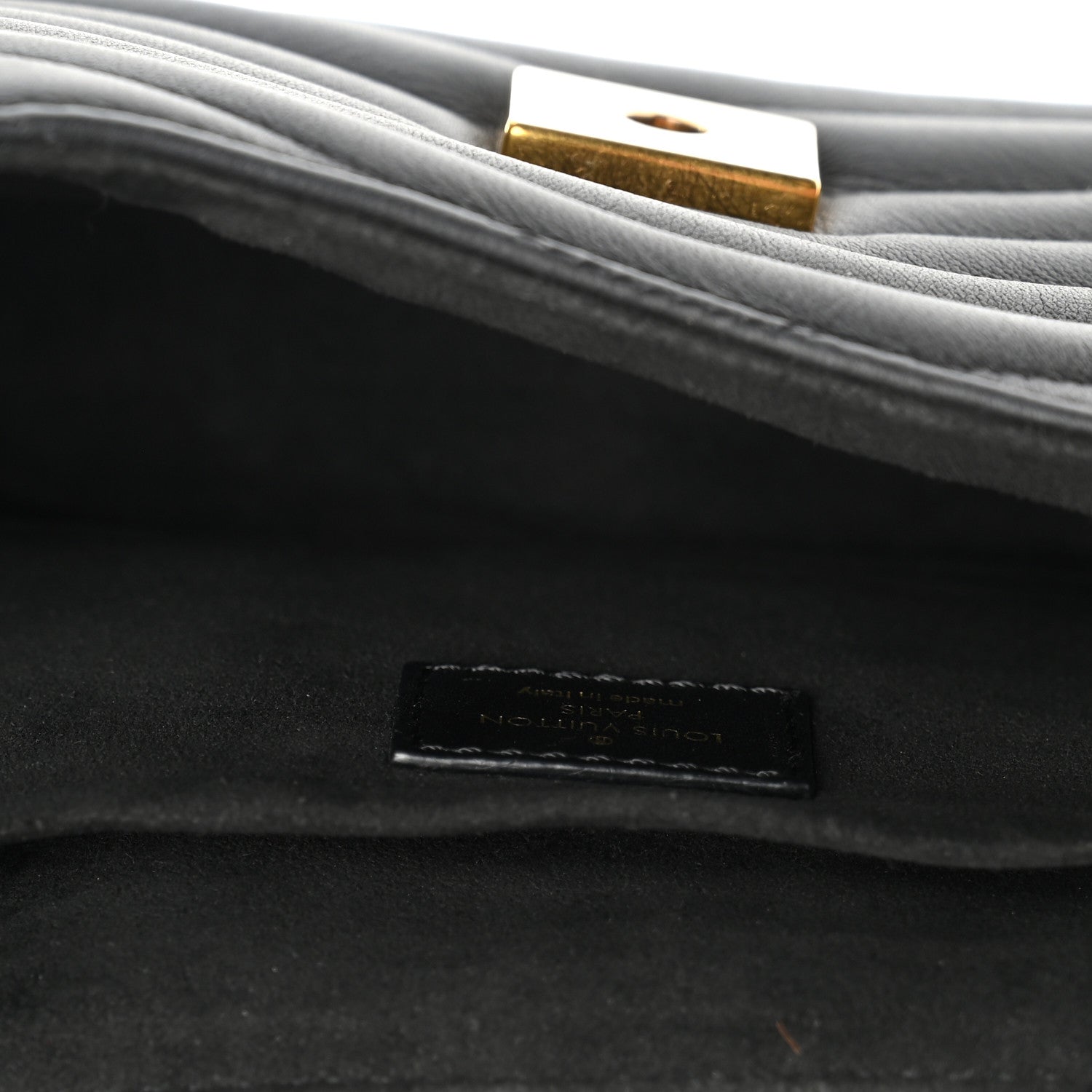 Louis Vuitton Calfskin New Wave Chain MM Black 11 of 11