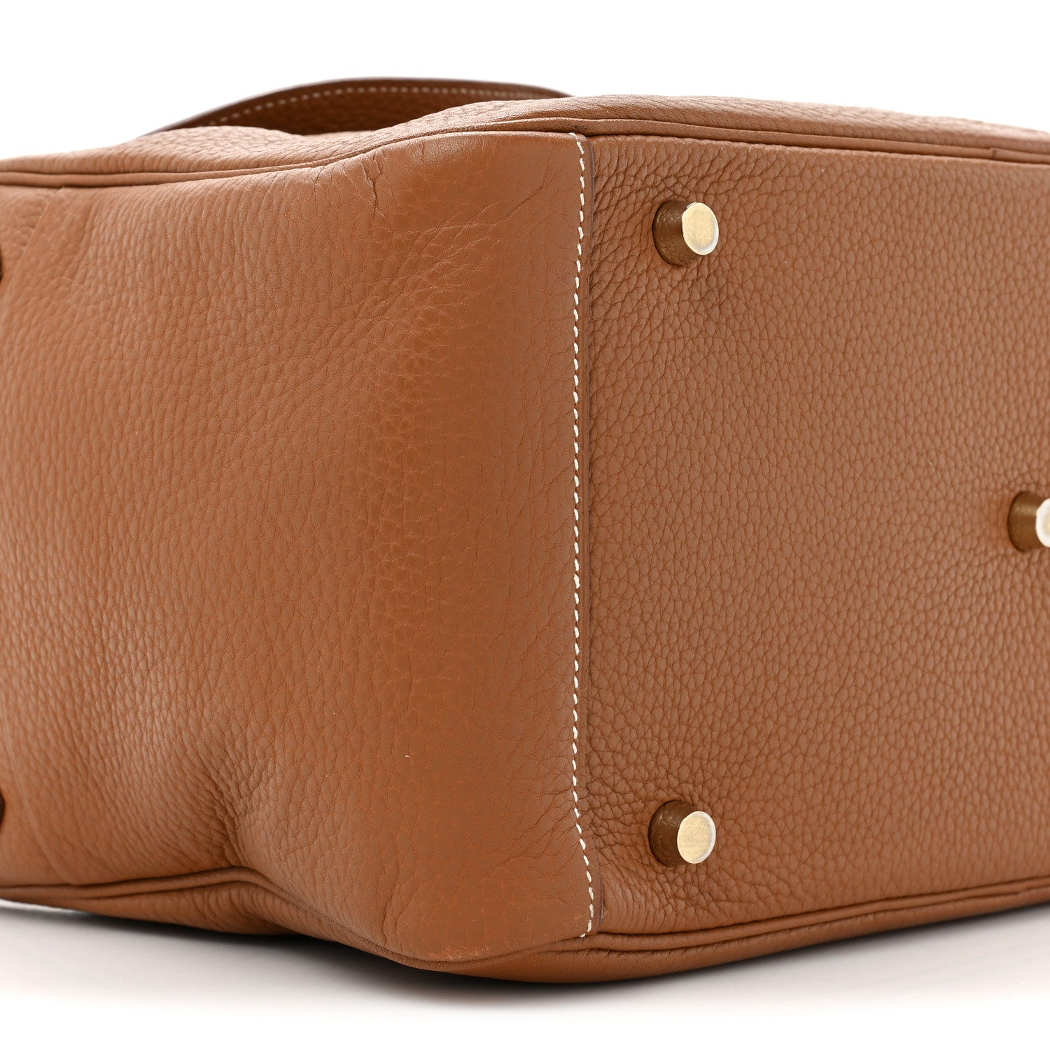 Hermes Taurillon Clemence Lindy 30 Gold 9 of 17