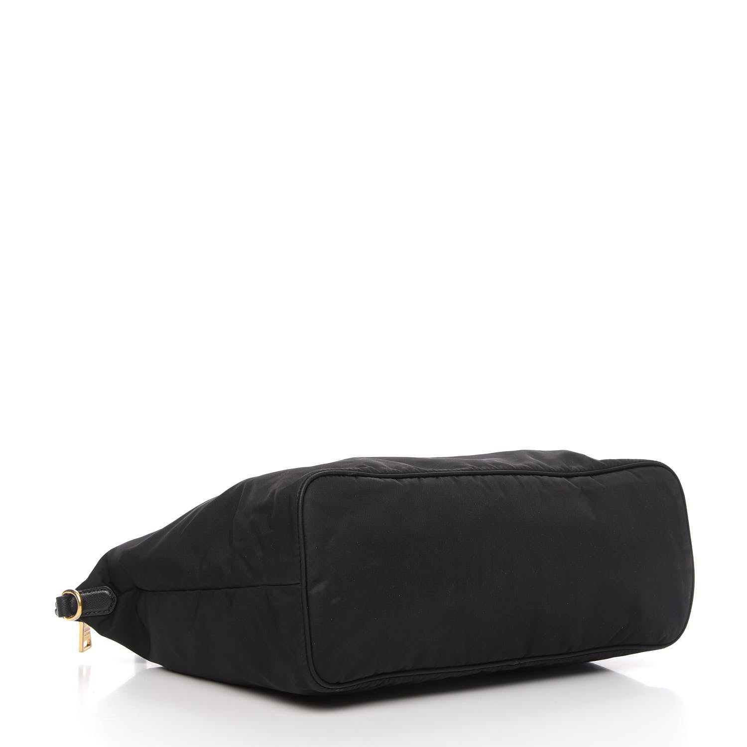 Prada Tessuto Nylon Saffiano Shopping Tote Black 4 of 15