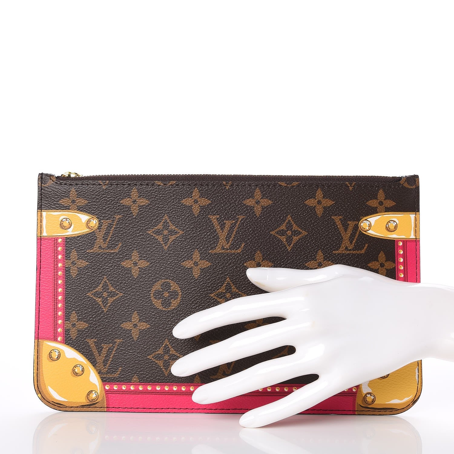 Louis Vuitton Monogram Summer Trunks MM GM Pochette 2 of 7