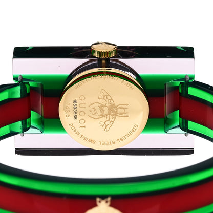 Gucci Stainless Steel Plexiglass 24mm Quartz Watch 4 of 5
