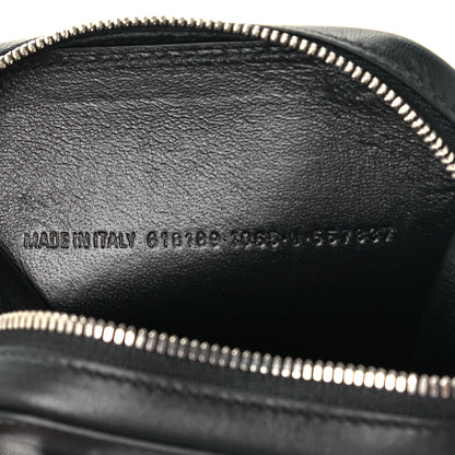 Balenciaga Smooth Calfskin 3D Logo Cash Phone Holder Bag Black Red White 7 of 11