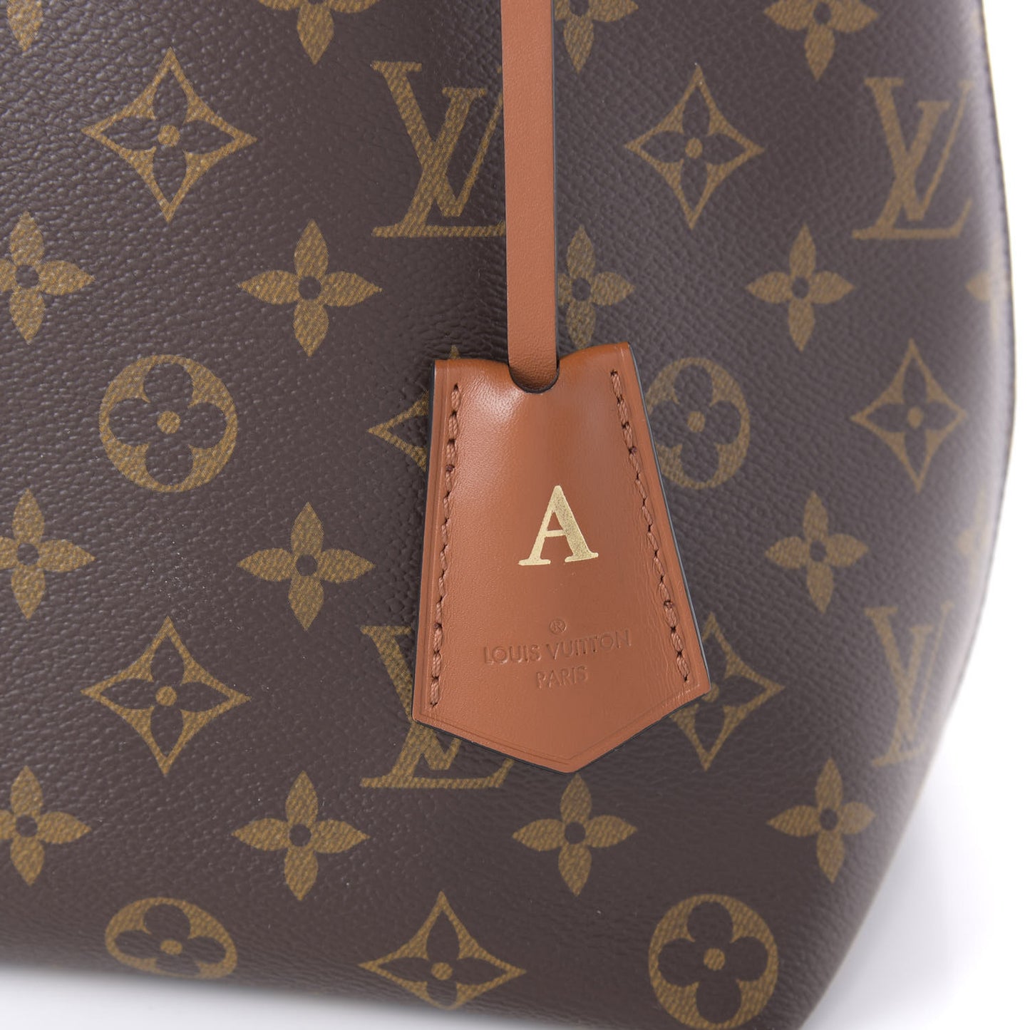 Monogram Flower Hobo Caramel
