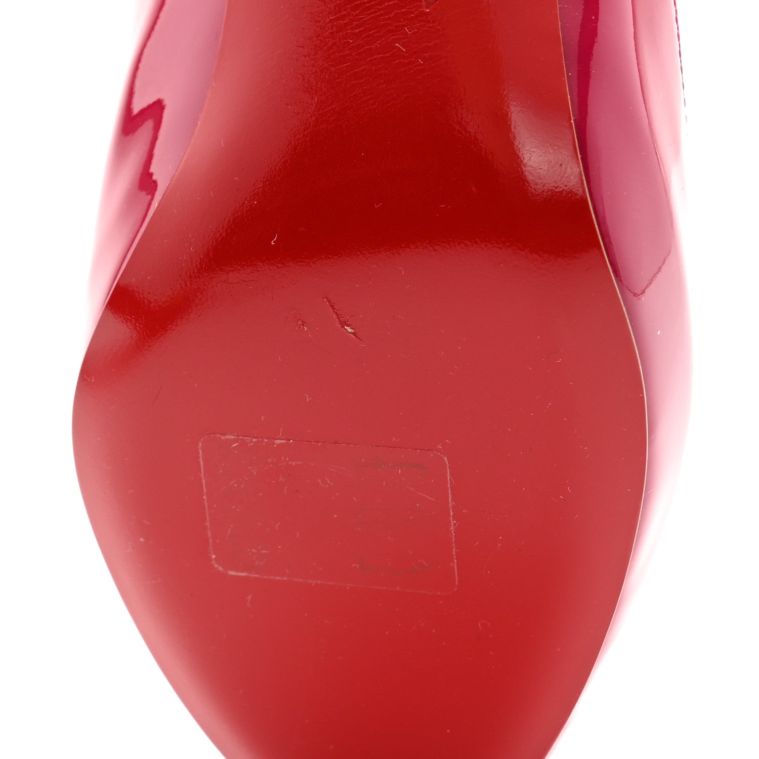 Christian Louboutin Patent Mater Claude 85 Pumps 36.5 Framboise 8 of 11