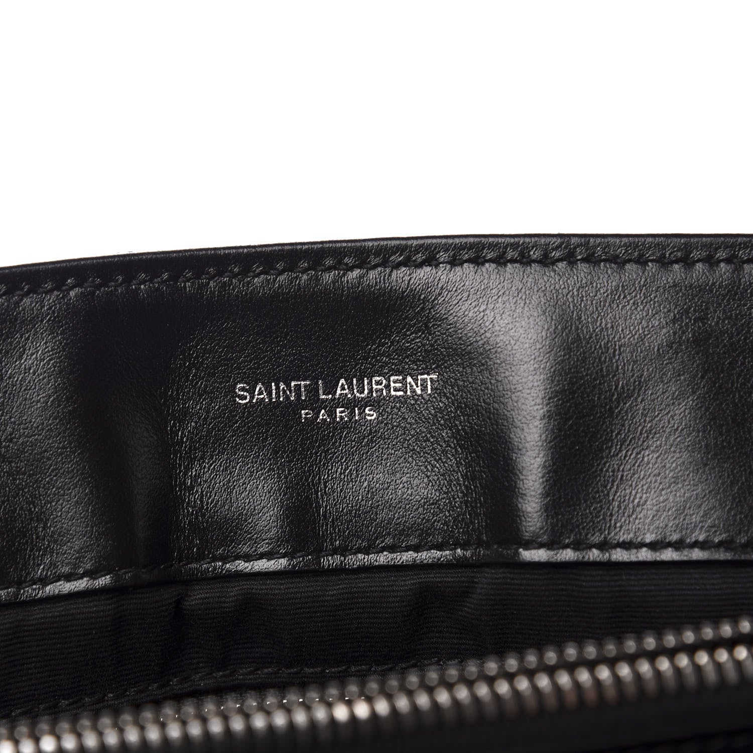 Saint Laurent Calfskin Y Quilted Monogram Medium Loulou Chain Satchel Black 9 of 11