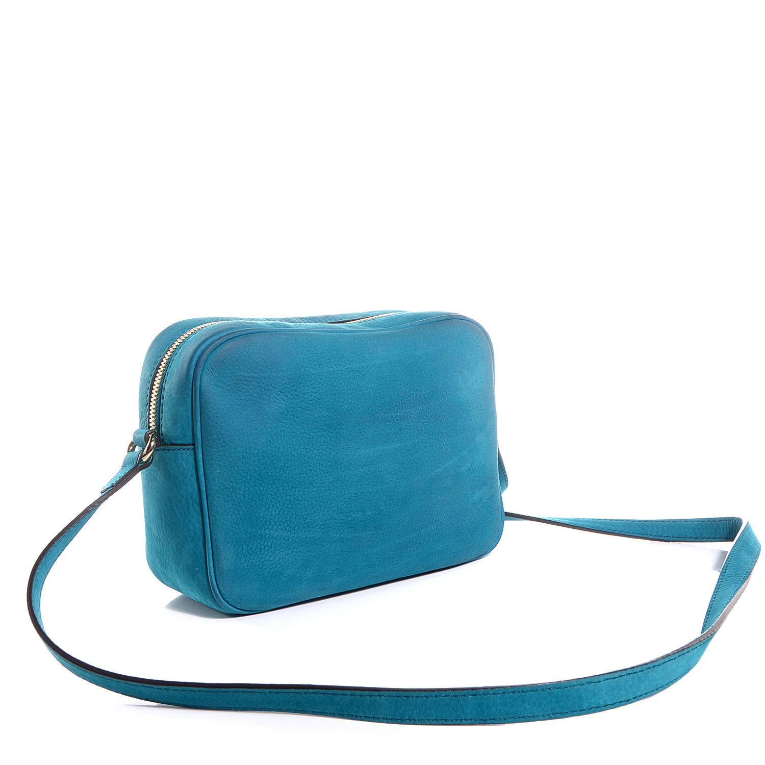 Gucci Vitello Range Small Soho Disco Bag Deep Cobalt 3 of 7