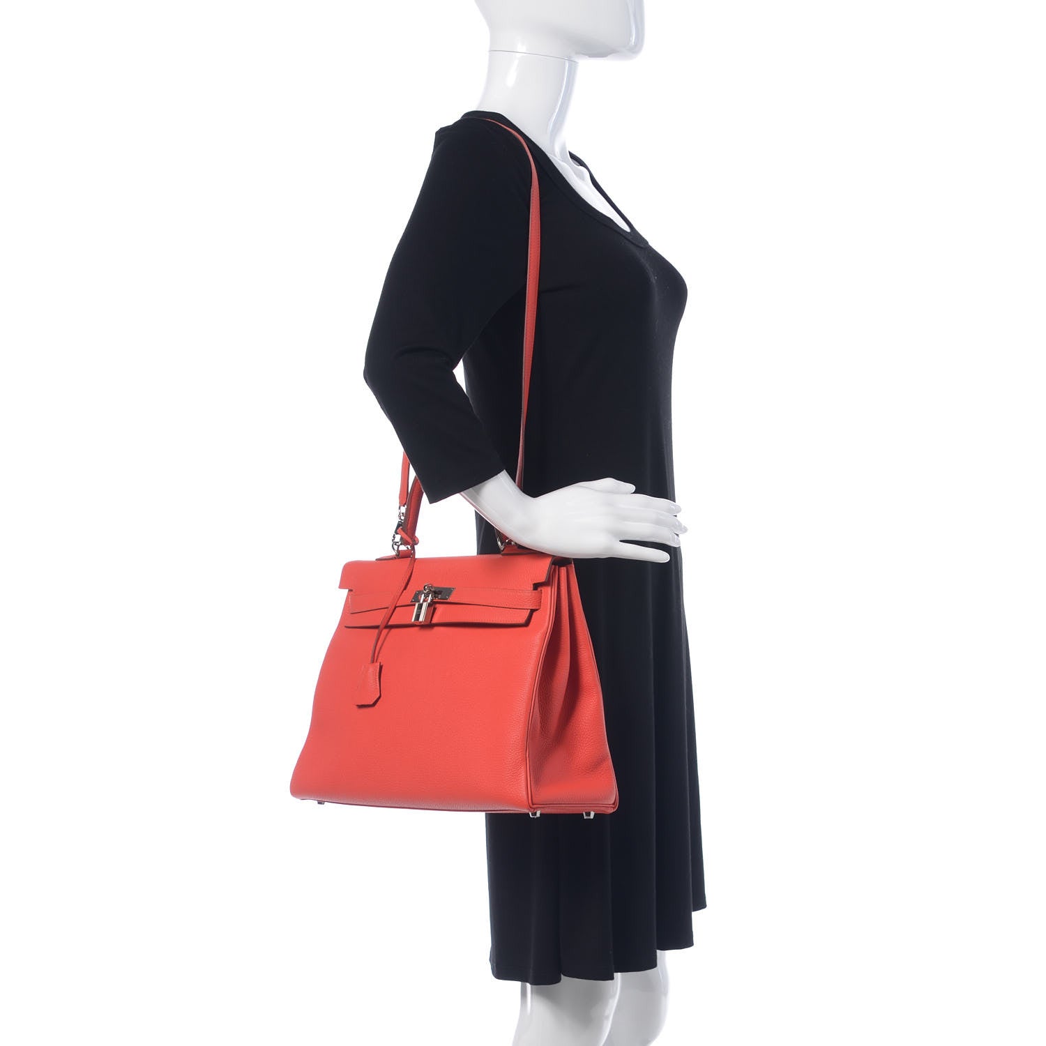 Hermes Togo Kelly Retourne 35 Capucine 2 of 35