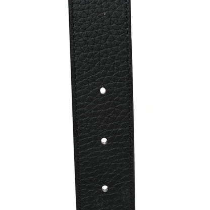 Louis Vuitton Taurillon Calfskin 30mm LV Initiales Reversible Belt 80 32 Black 4 of 5