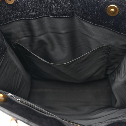 Chanel Caviar CC Shopper Tote Black 17 of 20