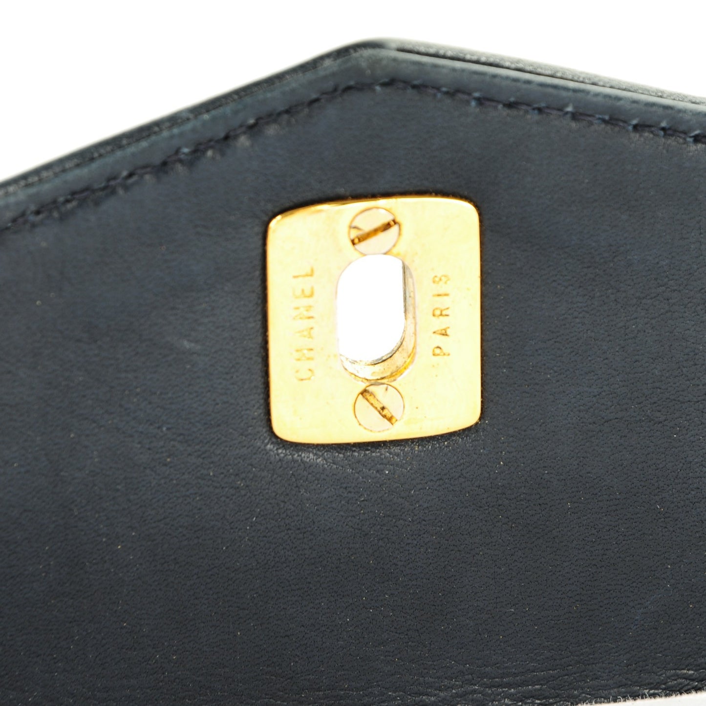 Lambskin Quilted Flap Waist Belt Bag 70 28 Navy