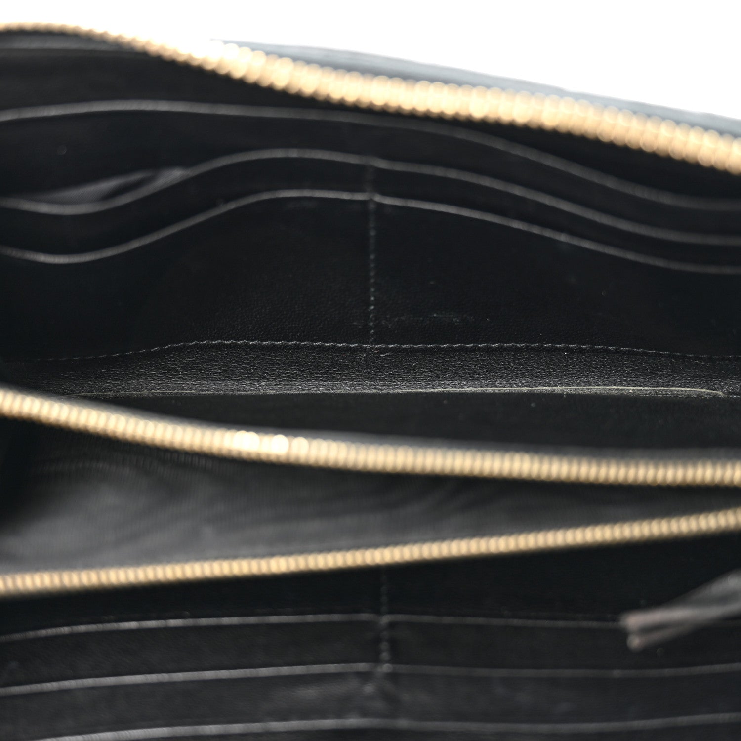 Bottega Veneta Nappa Intrecciato Zip Around Wallet Black 5 of 10