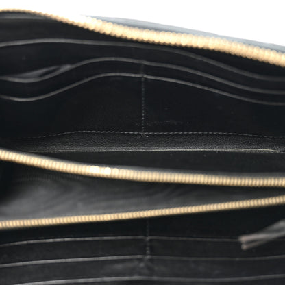 Bottega Veneta Nappa Intrecciato Zip Around Wallet Black 5 of 10