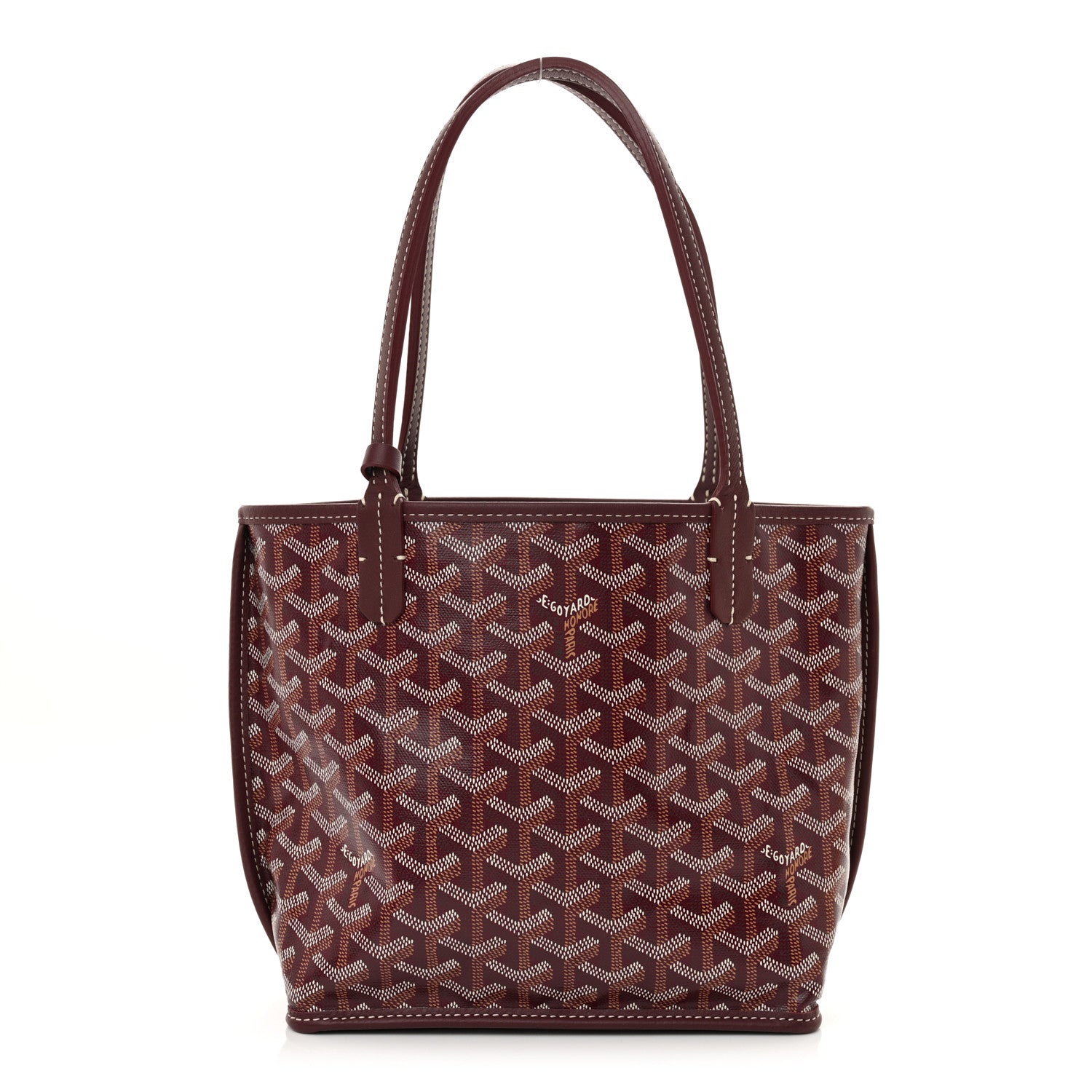 Goyard Goyardine Reversible Mini Anjou Burgundy 1 of 23