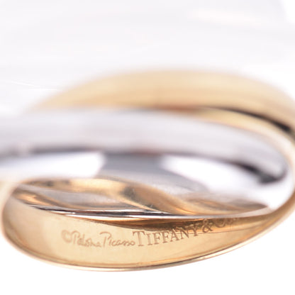 Tiffany 18K Yellow White Gold Paloma's Melody Ring 54 6.75 3 of 4