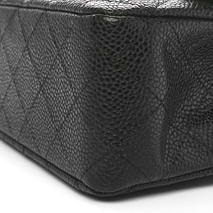 Chanel Caviar Quilted Medium Double Flap Black 10 of 10