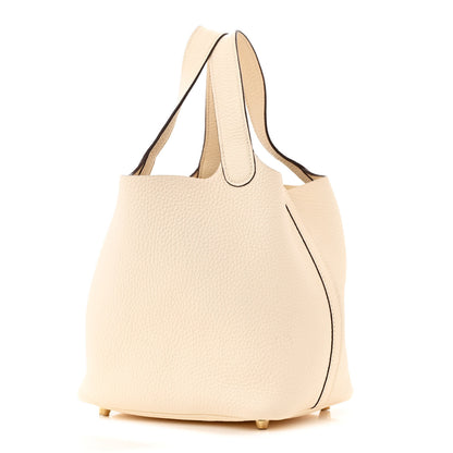 Hermes Taurillon Clemence Picotin Lock 18 PM Nata 3 of 10