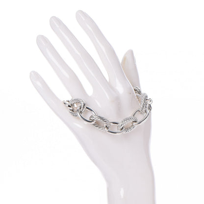 David Yurman Sterling Silver 17mm Extra Large Oval Link Bracelet 2 of 5