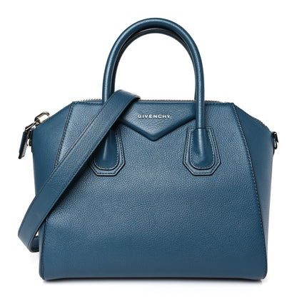 Givenchy Sugar Goatskin Small Antigona Oil Blue 1 of 9