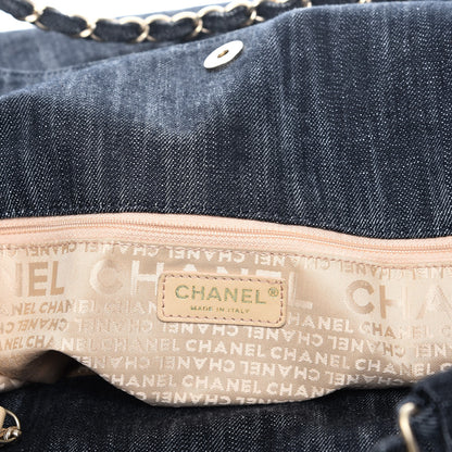 Chanel Denim XL Coco Cabas Tote Blue 6 of 11