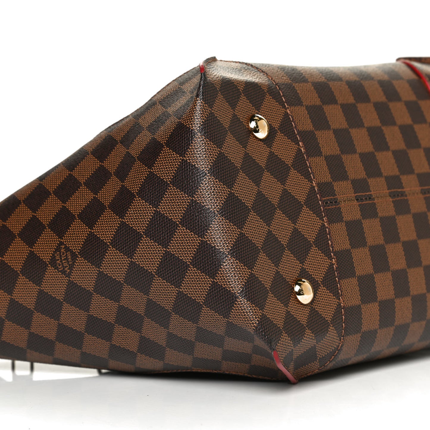 Damier Ebene Caissa Tote MM Cherry