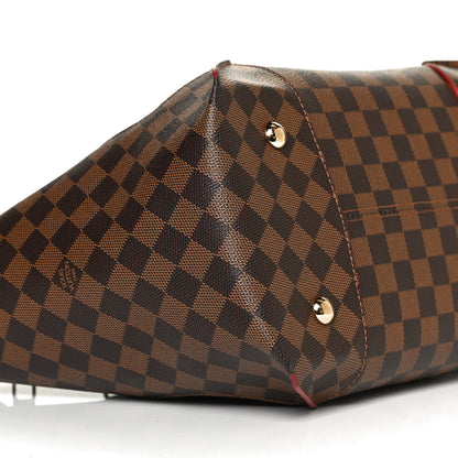 Louis Vuitton Damier Ebene Caissa Tote MM Cherry 9 of 12