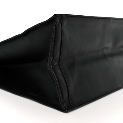 Saint Laurent Calfskin Rive Gauche North South Tote Black 7 of 8