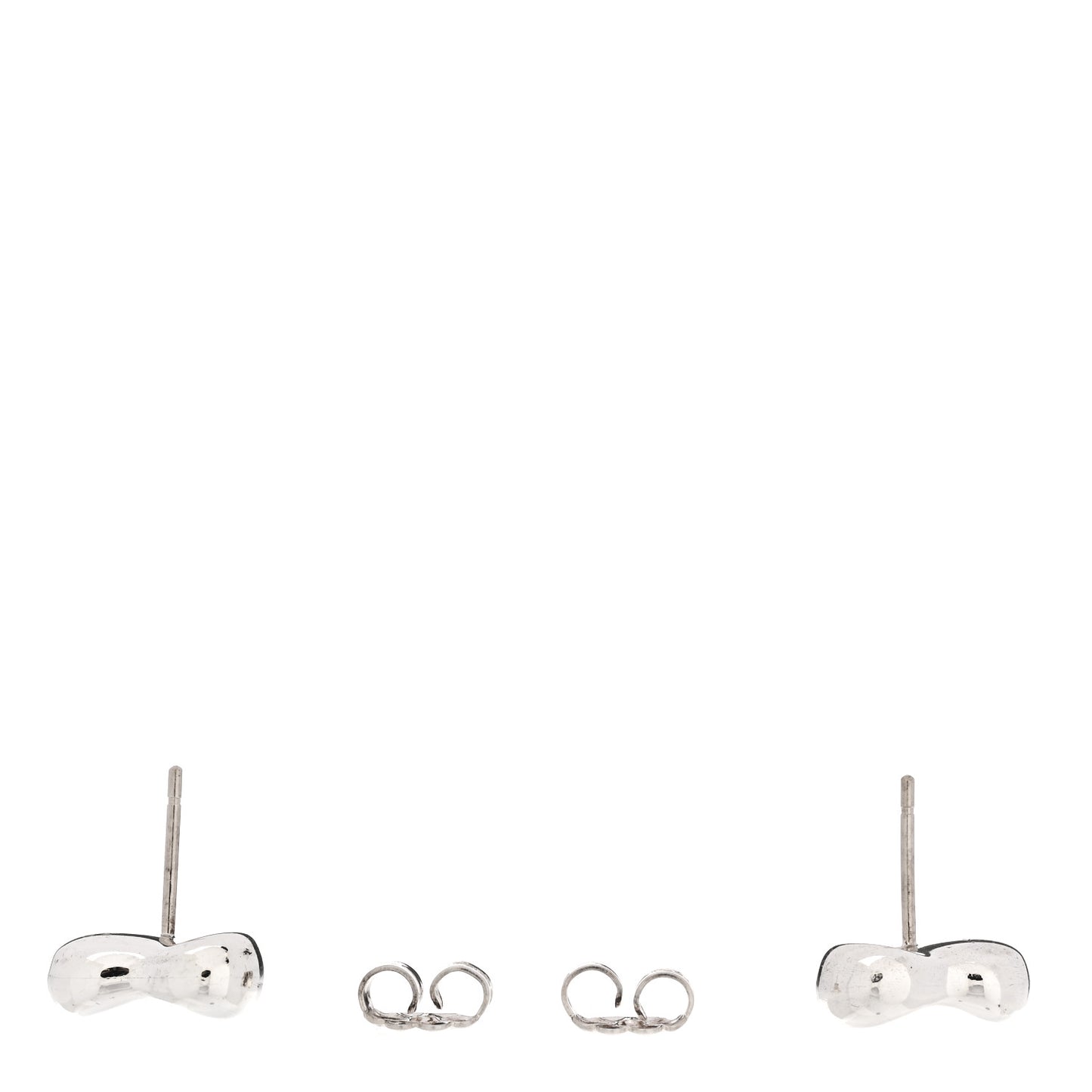 Sterling Silver 11mm Elsa Peretti Bean Earrings
