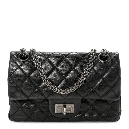 Chanel Aged Calfskin Quilted 2.55 Reissue Mini Flap Black 1 of 10