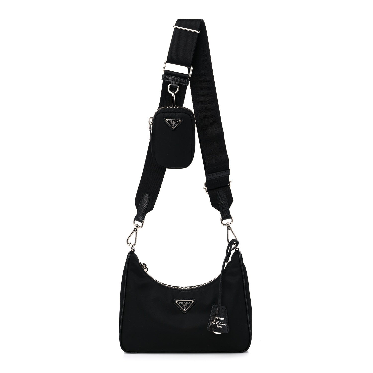Prada Nylon Re-Edition 2005 Shoulder Bag Black 1 of 9