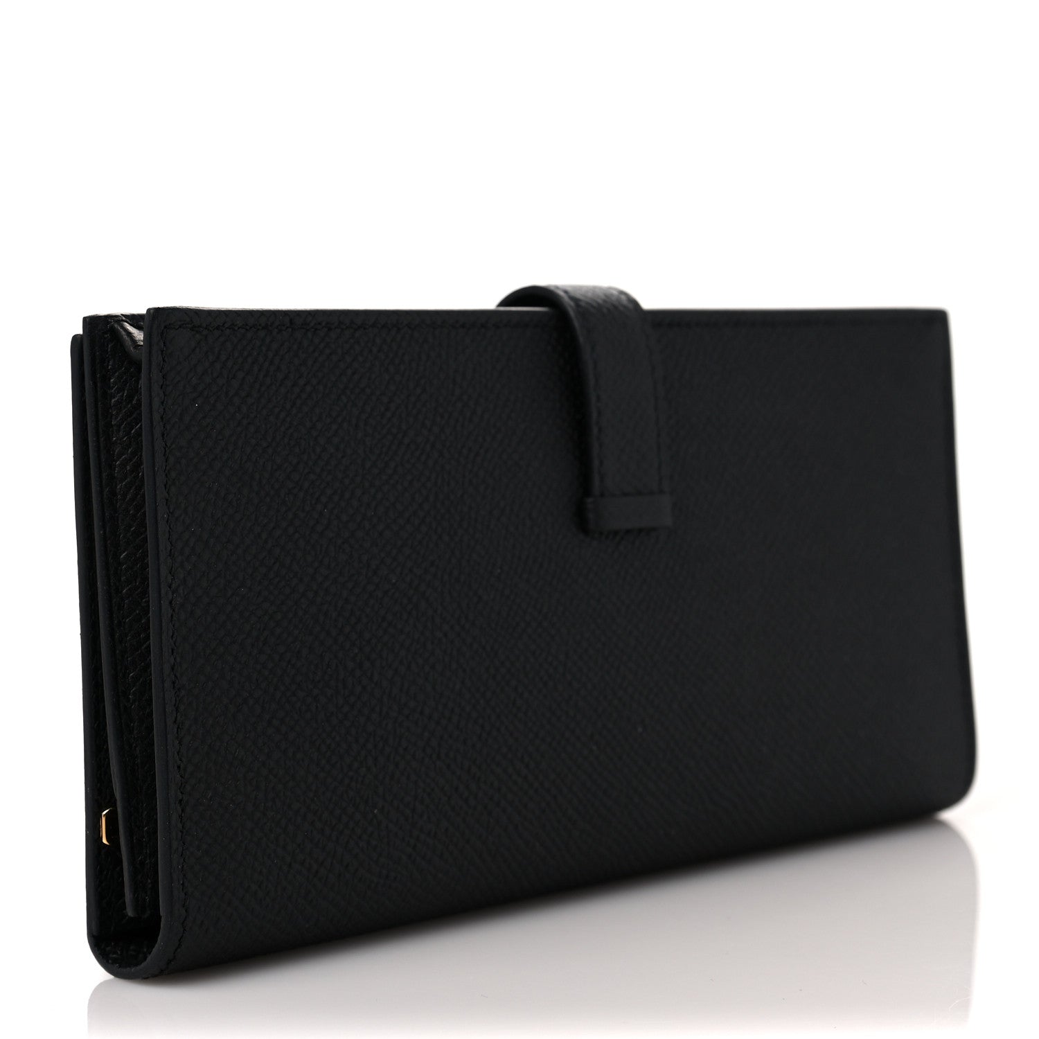Hermes Epsom Bearn Gusset Wallet Black 3 of 8