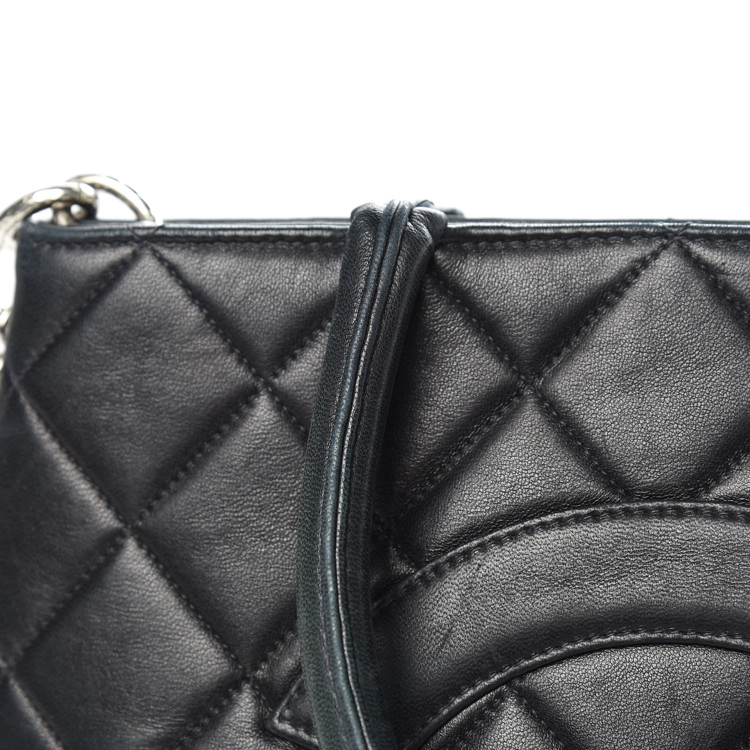 Chanel Lambskin Quilted Medallion Tote Black 14 of 20