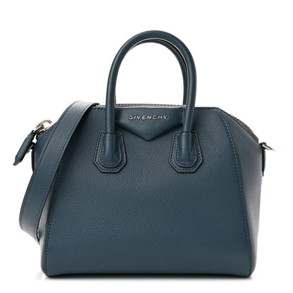 Givenchy Sugar Goatskin Mini Antigona Oil Blue 1 of 12