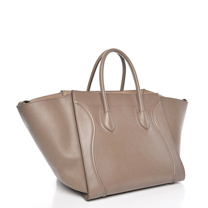 Celine Grained Calfskin Medium Phantom Luggage Taupe 3 of 12