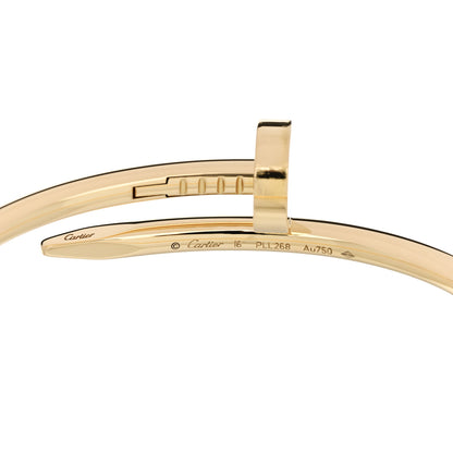 Cartier 18K Yellow Gold Juste Un Clou Bracelet 16 4 of 5