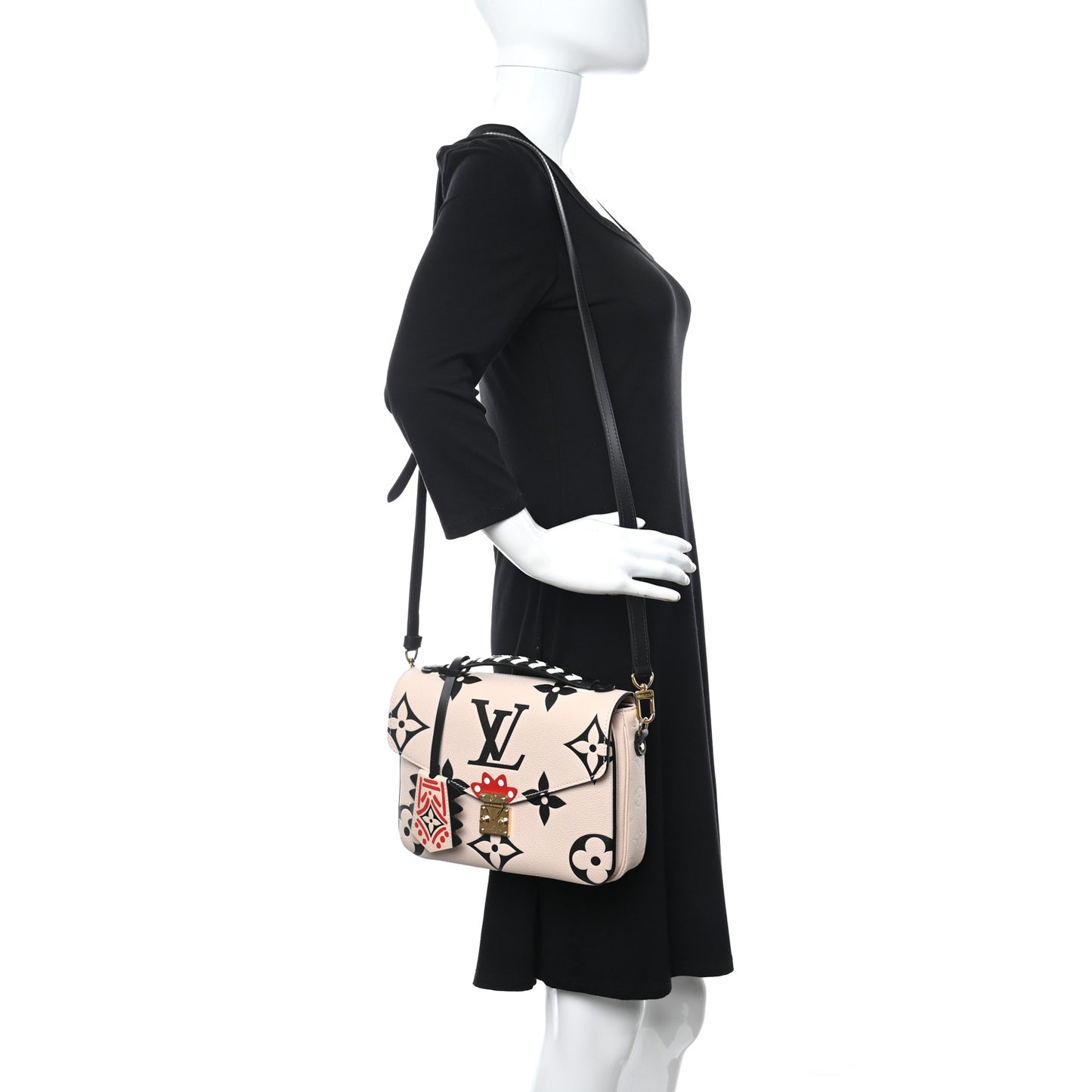 Empreinte Monogram Giant Crafty Pochette Metis Creme Black