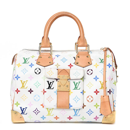 Louis Vuitton Monogram Multicolor Speedy 30 White 1 of 13