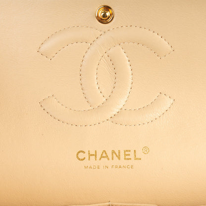 Chanel Caviar Quilted Medium Double Flap Beige Clair 7 of 8