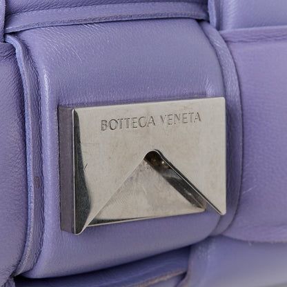 Bottega Veneta Lambskin Maxi Intreccio Padded Chain Cassette Crossbody Bag Lavender 8 of 11