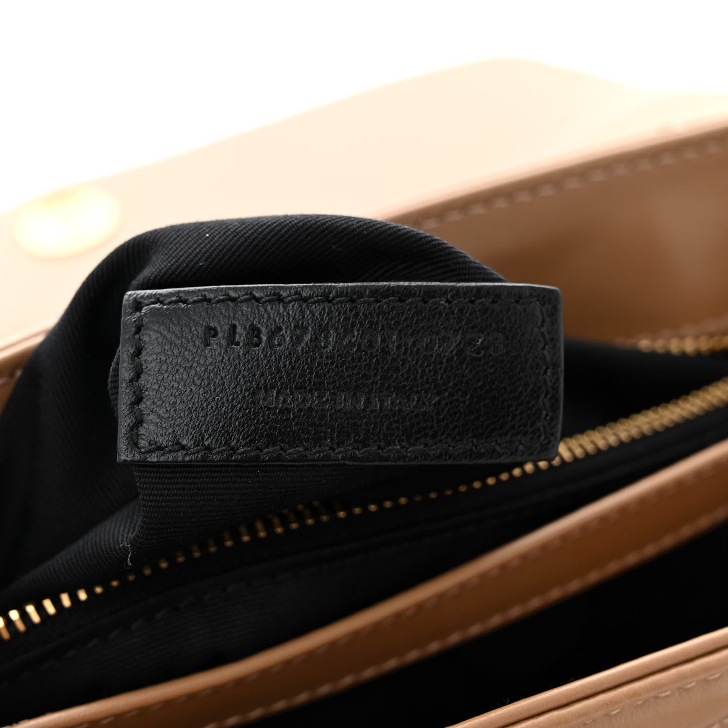 Saint Laurent Calfskin Y Quilted Monogram Toy Loulou Crossbody Bag Latte 7 of 10