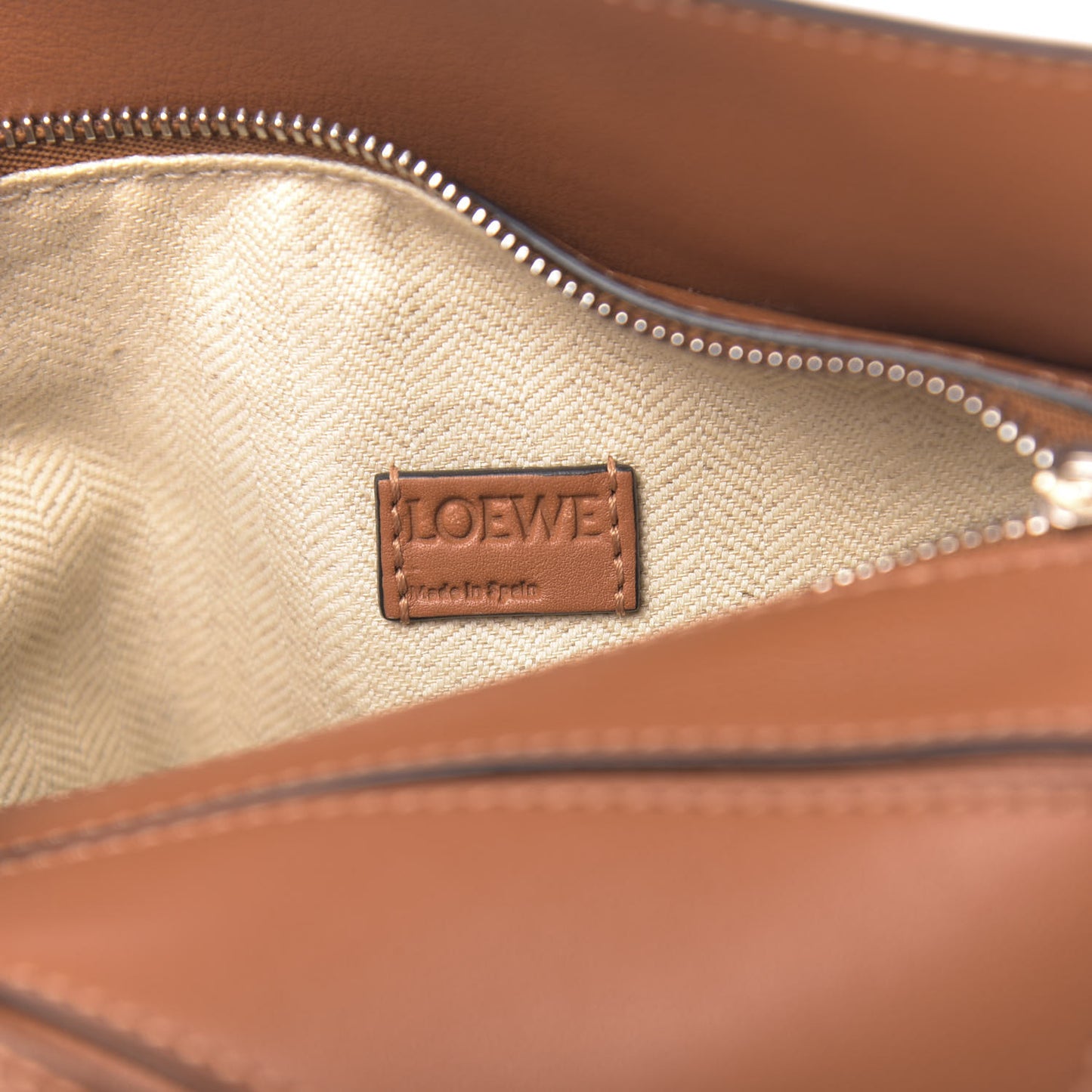 Calfskin Mini Puzzle Bag Tan