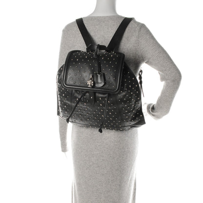 Alexander McQueen Calfskin Studded Padlock Zip Backpack Black 2 of 8